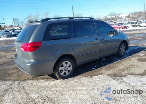 2004 Toyota Sienna Le from USA, damaged, VIN 5TDZA23C74S086125